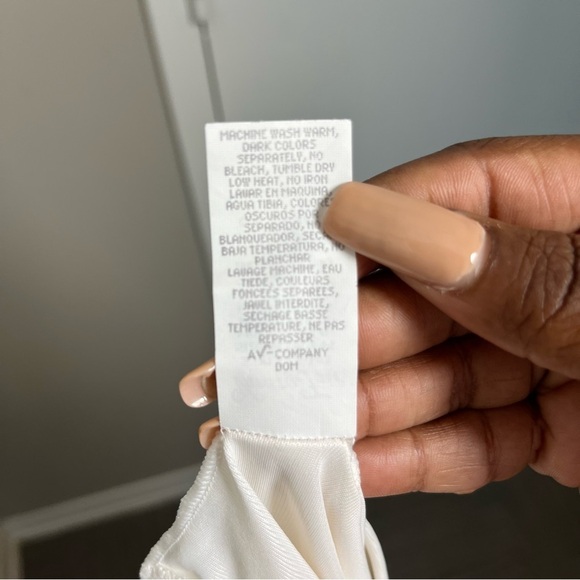 VTG Vanity Fair Women Slip Dress Cottage White Lace Trim Babydoll Nylon Ethereal - Picture 3 of 9